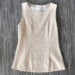 Banana Republic Lace Cream Tank